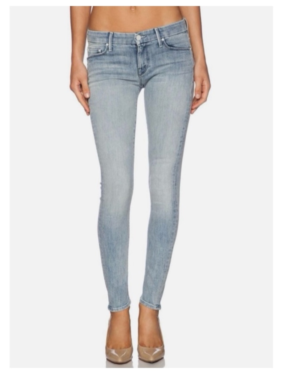 MOTHER The Looker Size 30 Skinny Jeans Clear as Day